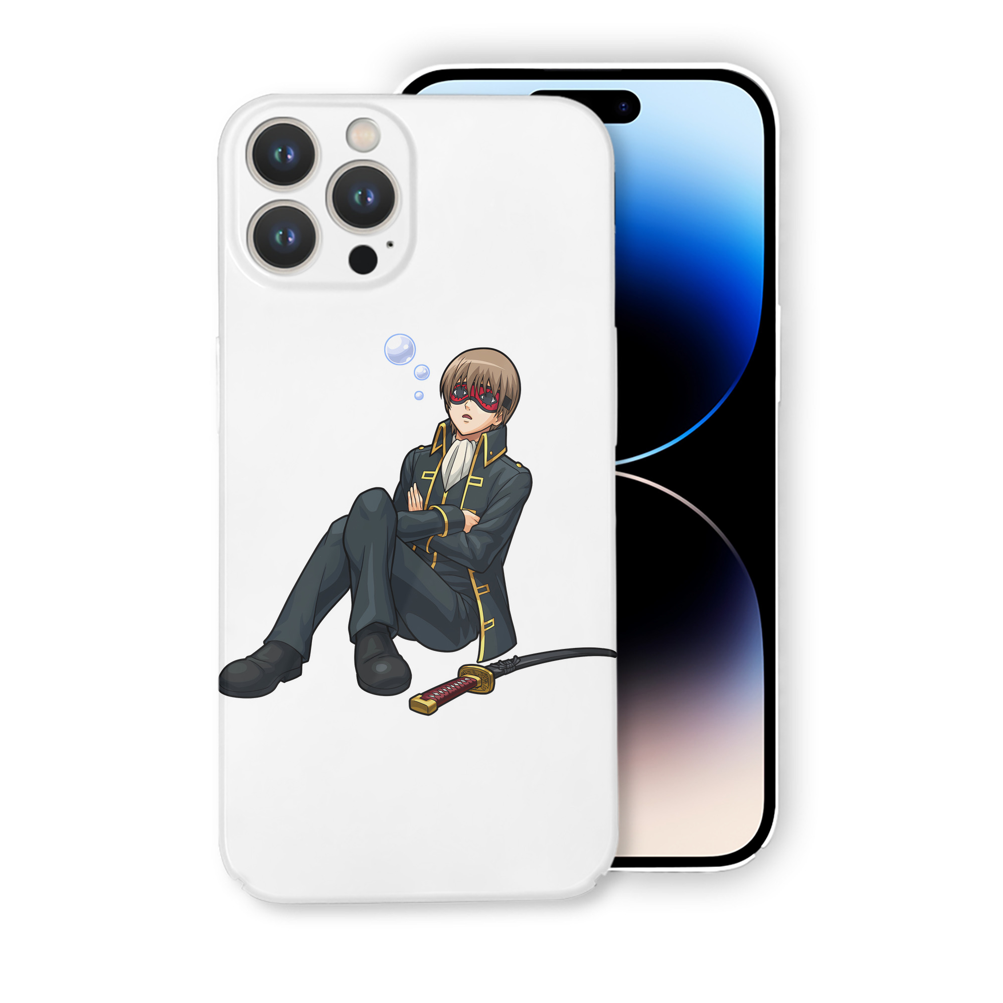 （画像用） ぎんたま 坂田銀時（さかたぎんとき） 神楽 志村新八（しむら しんぱち） GINTAMA Sakata Gintoki Kagura Shimura Shinpachi 【iPhone 14シリーズ対応】ハードケース